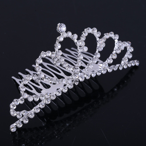 Hair clip hairpin for women girls hair accessories Sweet princess crown hair accessories Festival Performance children festival performance crown dress gifts