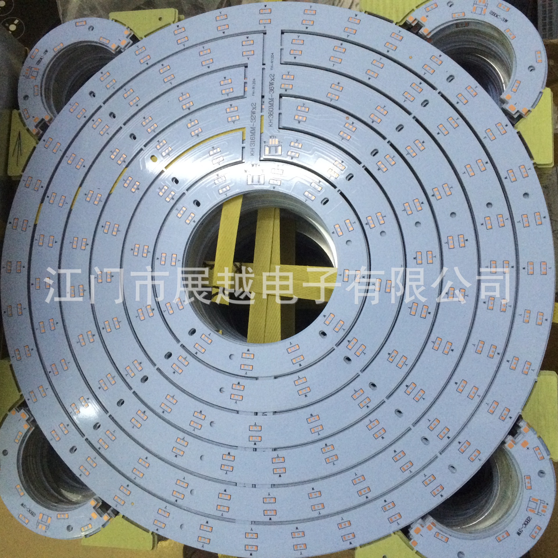 各种大小单双色室内亚克力LED吸顶灯铝基板电路板生产厂家|ms