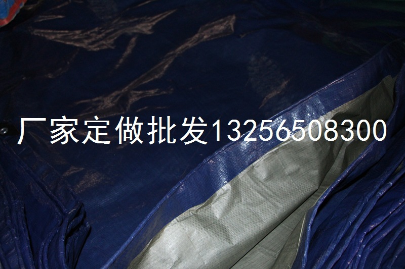蓝银布 防雨布防水布PP塑料篷布苫布帆布遮阳彩条布防晒防尘篷布
