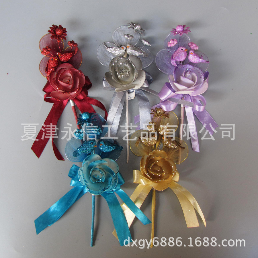 Production and processing Various Artificial Flowers Handmade flowers,Autumn series Man-made Fruit Christmas flower series