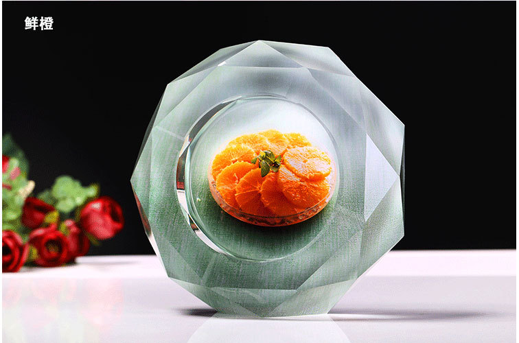 大号烟缸客厅办公室会议室专用尺寸水晶烟灰缸送男士创意礼品烟缸