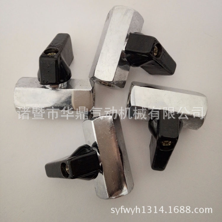 1分-4分铜镀铬球阀 双外抛光镀铬NPT球阀 ，空压机净水器小球阀铜