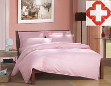 全棉加厚婦產科醫院粉色床單被套套件 月子中心床上用品 廠家直供