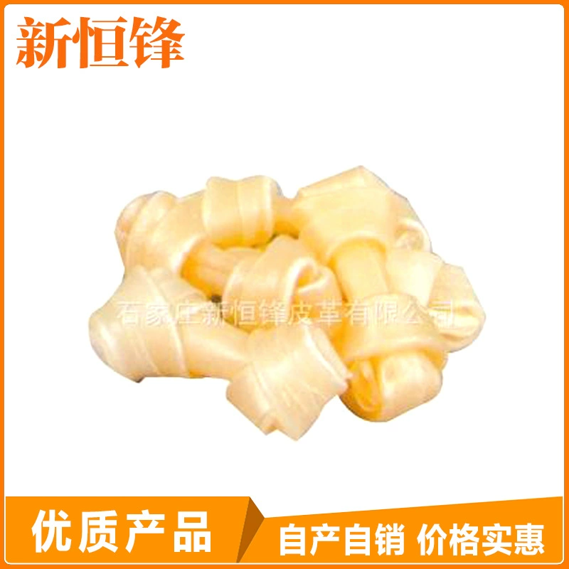 Профессиональный обеспечить корм для домашних животных воловьей кожи цвет небольшой узел кости клей еда любимчика закуски оптом