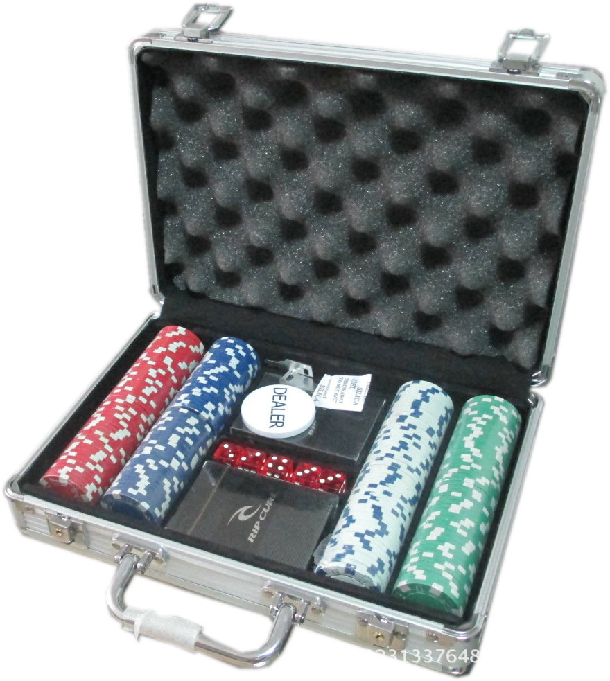 供应300码 400码 500码筹码套装箱 铝合金筹码箱 厂家生产定做
