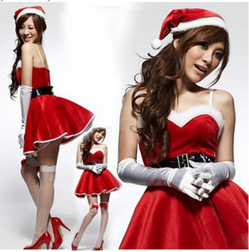 圣诞服 party舞台制服诱惑圣诞装国际代发|ms