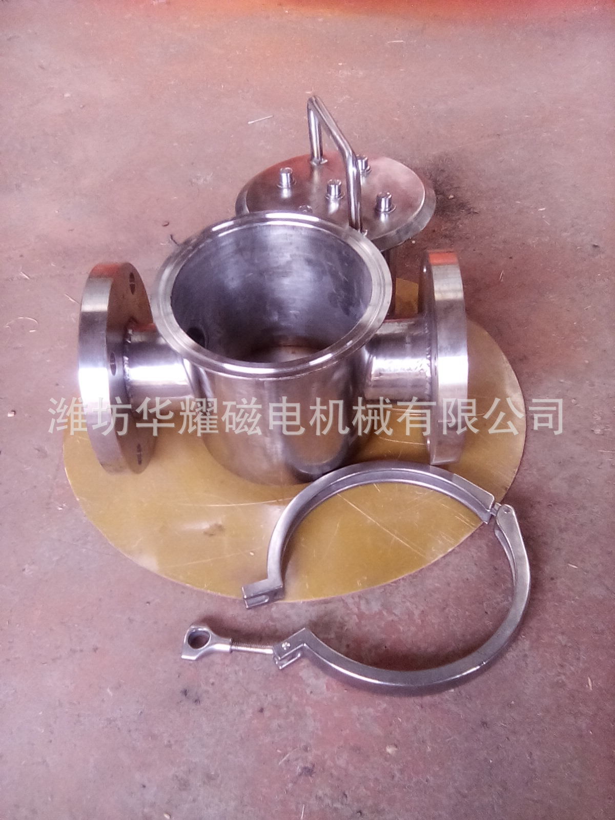 液体管道除铁器 浆料除铁器设备 潍坊华耀专业生产