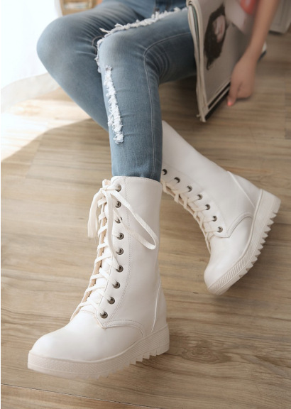 Bottes femme en PU artificiel - Ref 3354841 Image 10