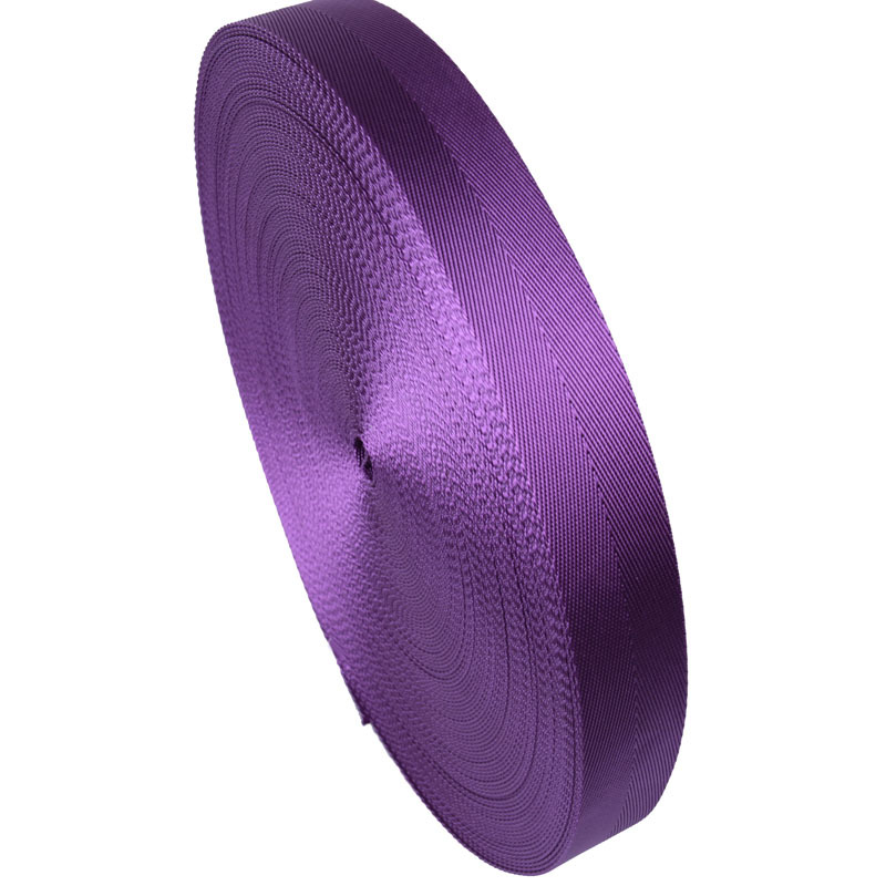 广东工厂现货 薄人字纹带 紫色 1.5寸 32mm 2.5公分 仿尼龙带