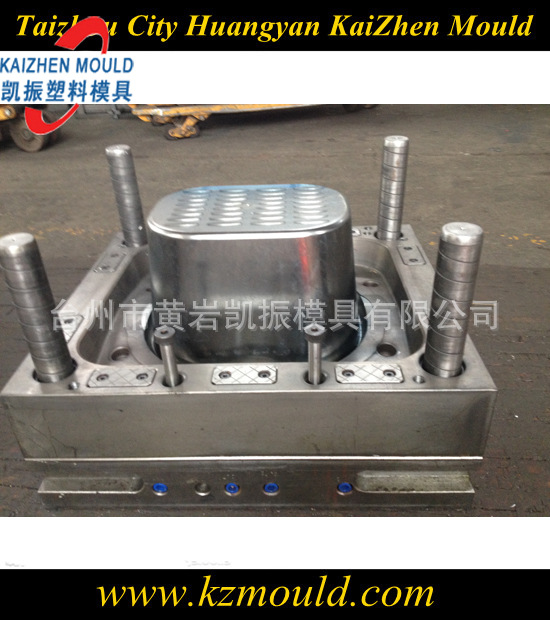 优质低价黄岩塑料篮模具 日用品手提菜篮子模具 购物篮模具