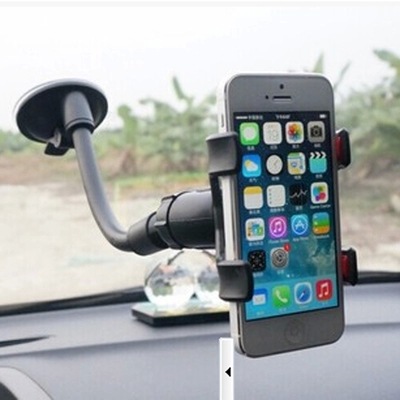 Car suction cup hose mobile phone bracket gps navigation bracket CE Rohs 360 degree rotation