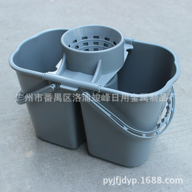白云加厚拖把桶 墩布拧干桶 拖地清洁榨水桶 擦地桶拧水桶 挤水桶|ru