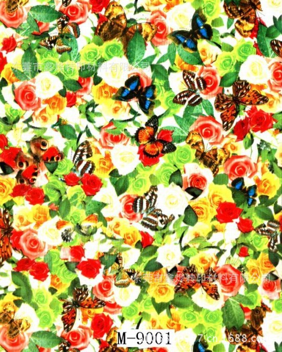 定做开发花草图案水转印膜