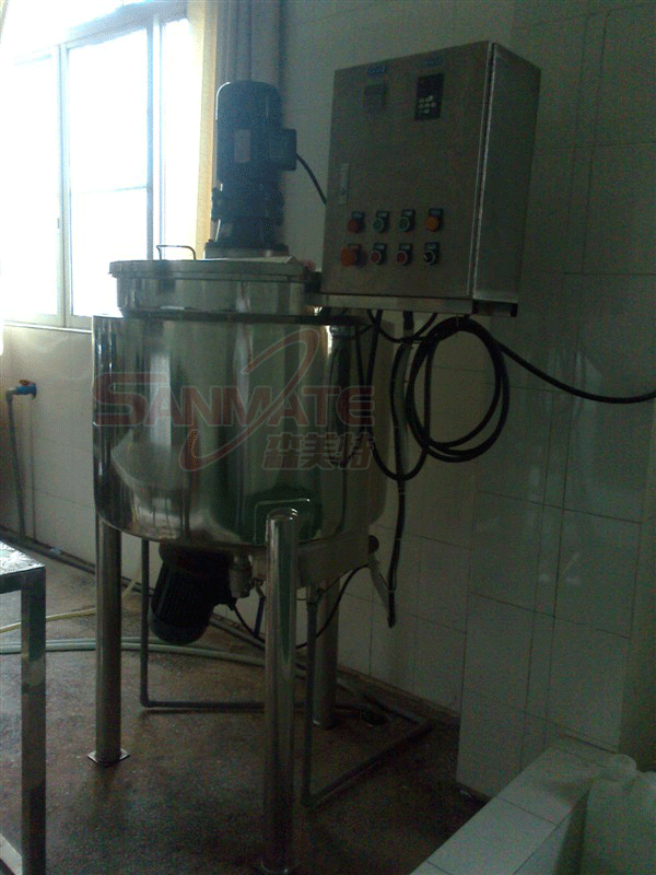 搅拌加热锅100l 304不锈钢小搅拌罐 100-1000L搅拌锅 加热搅拌罐