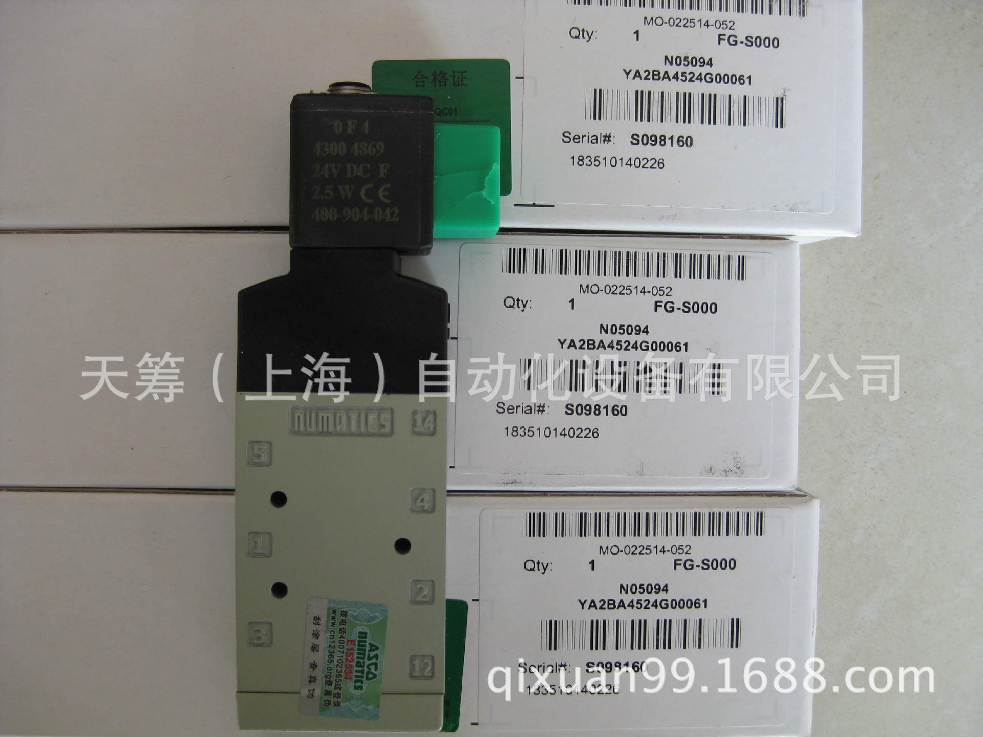 美國ASCO/NUMATICS紐曼蒂克電磁閥 YA2BA4524G00061 全新原裝正品