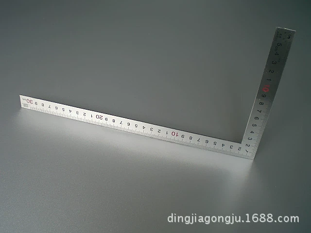 Поставка стальной квадратной линейки 150X300 мм, прямоугольной линейки, измерительного инструмента, треугольной линейки, инструмента для рисования.