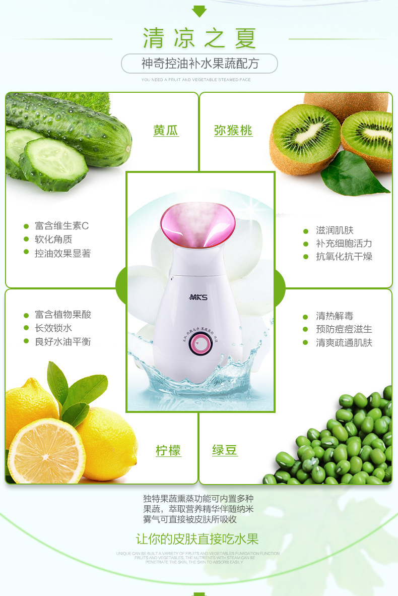 NV8318果蔬蒸臉器