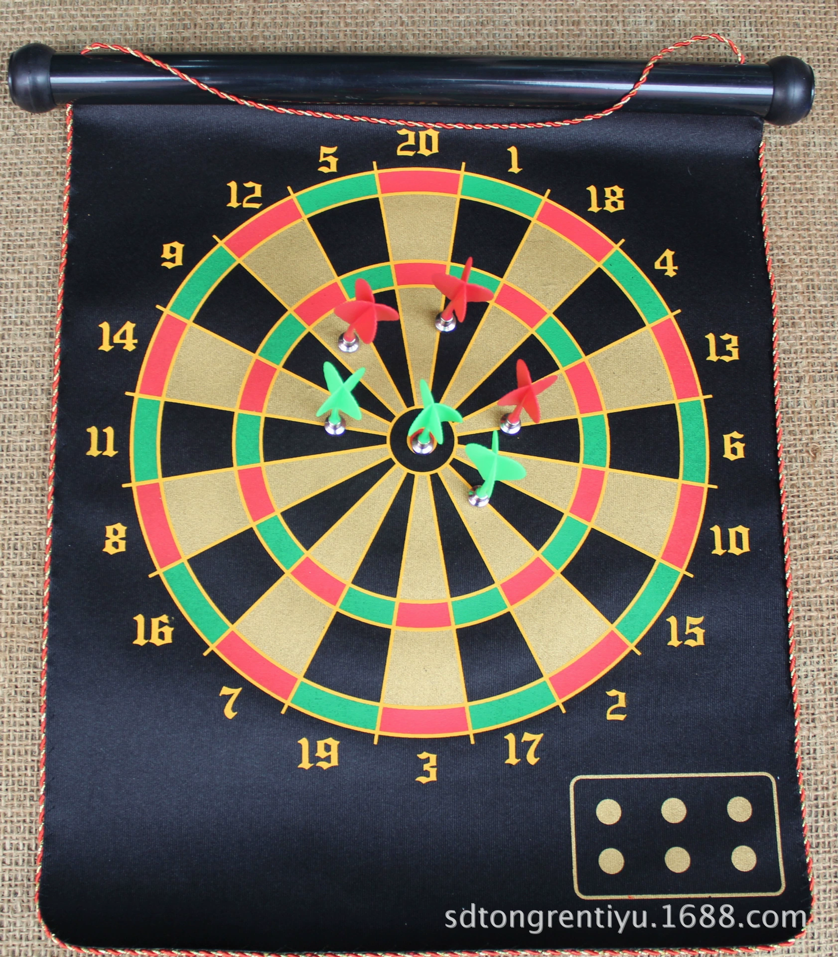 Double-sided magnetic amusing darts, increased thickness, 15inch