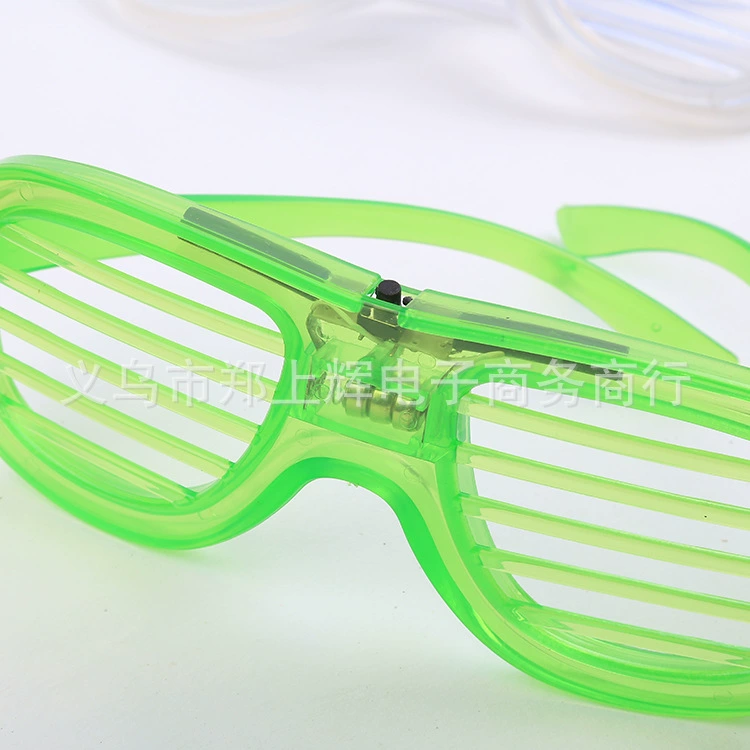 Land stall source LED shutter glasses Halloween/Christmas cold glasses ball glowing glasses