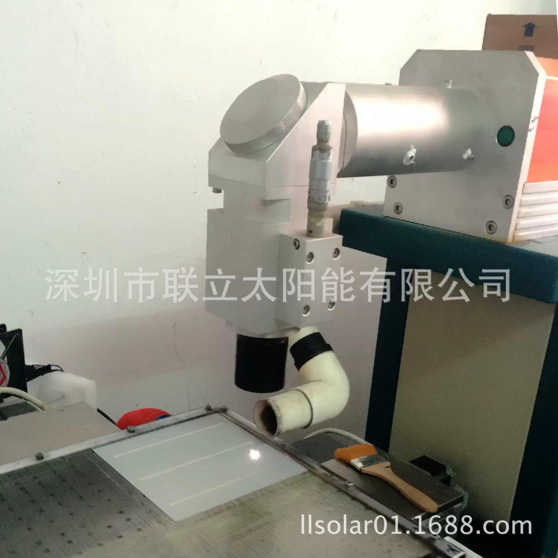 太阳能电池片切割机 单多晶硅片激光切割机改装光纤技术