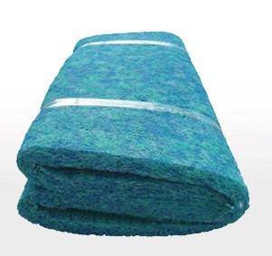 鱼池生化毡，蓝藤棉，蓝色塑胶棉,蓝色过滤棉