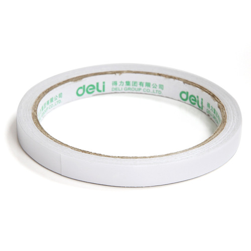 Deli tape tissue paper double-sided tape double-sided adhesive tape 0.9CM wide double-sided tape stationery 30400 Ruiyao wholesale