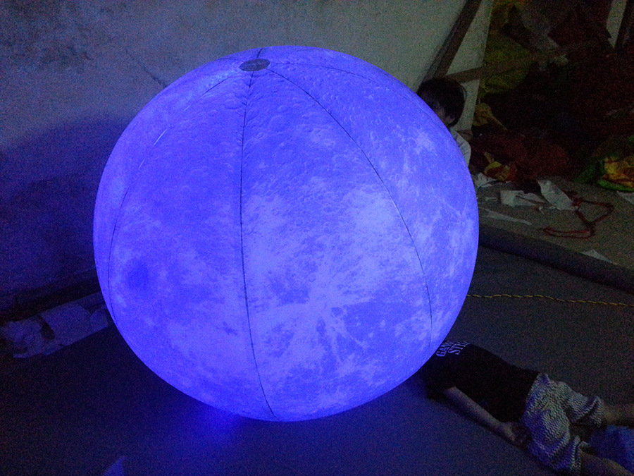 充气彩色发光球 月球 广告装饰球 厂家  批发