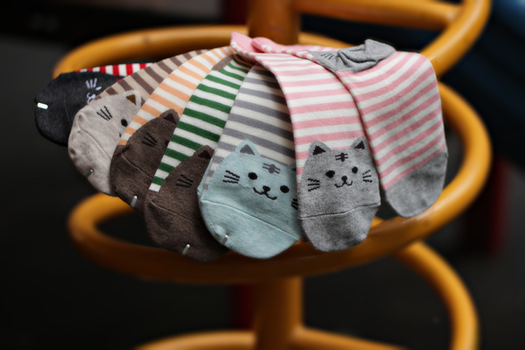 Cartoon Cat Socks 6