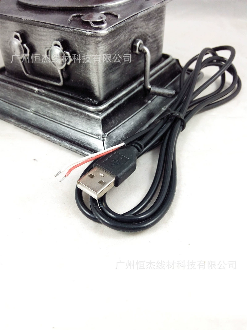 Прямые продажи с фабрики, USB-кабель с одной головкой 1.5m USB-кабель для зарядки, мужской двухжильный USB-кабель, компьютерный кабель