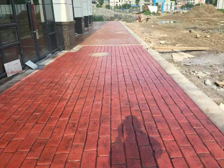 仿砖压花地坪