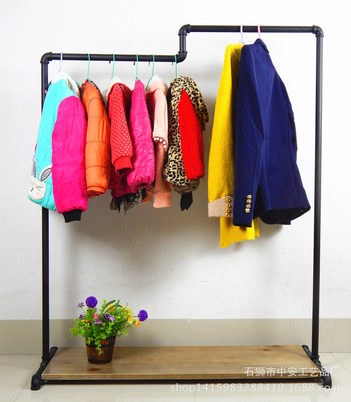 Water Pipe Clothing Rack Clothing Display Rack Clothes Hanger Coat Rack Clothing Store Floor-Standing Side Hanging Island Rack Storage Water Pipe Clothing Rack Clothing Display Rack Clothes Hanger Coat Rack Clothing Store Floor-Standing Side Hanging Island Rack Storage