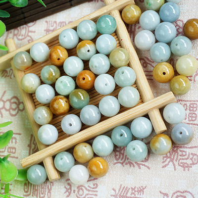 10-11mm wholesale Ice Preferred Ock sweater chain Necklace Bracelet bead Emerald Loose bead wholesale