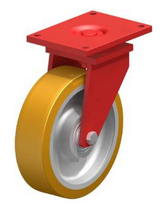 超重型20寸活动轮 载重7500kg LS-GTH 504K 涂漆，红色