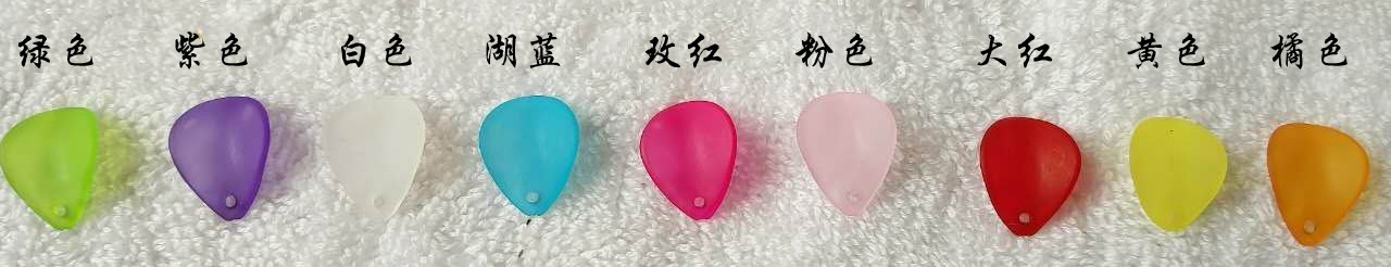 Ancient-style palace flower hairpins, leaf hair accessories, diy acrylic frosted flower headwear materials, colorful fan-shaped petals detail image 3