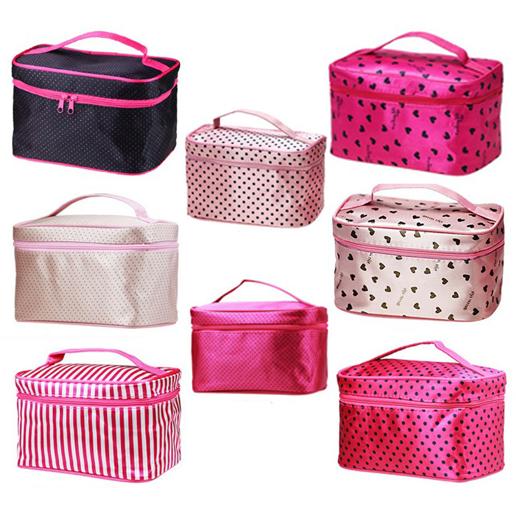 Korean Edition new pattern lovely Alphabet Handbag Female models travel High-capacity Wash bag Square Storage bag