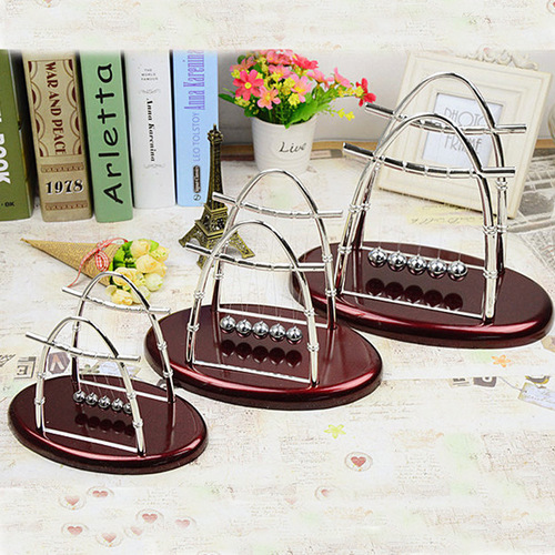 Sail-shaped pendulum ball, oval Newton billiard ball, bumper ball, creative home decoration craft gift ornaments
