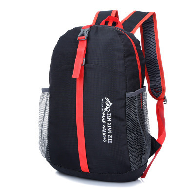 白溝廠家生産銷售戶外野營徒步旅行背包雙肩可折疊書包輕便超薄