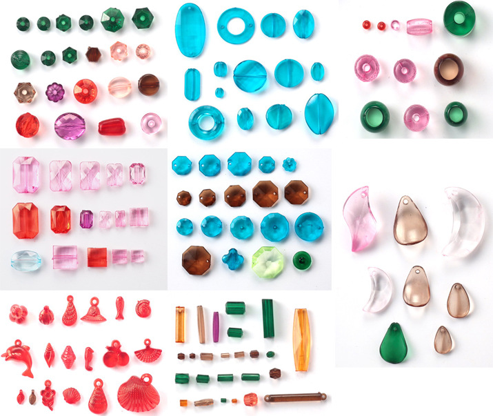 6mm透明亚克力圆珠 家居装饰门帘珠/帘串珠 透明光珠 手工材料详情图9