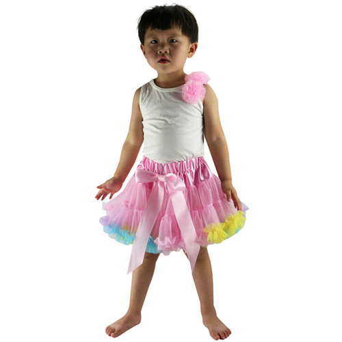 Children toddlers baby colorful ballet dance skirt pettiskirt TUTU skirt princess stage performance skirts model show princess skirts for kids