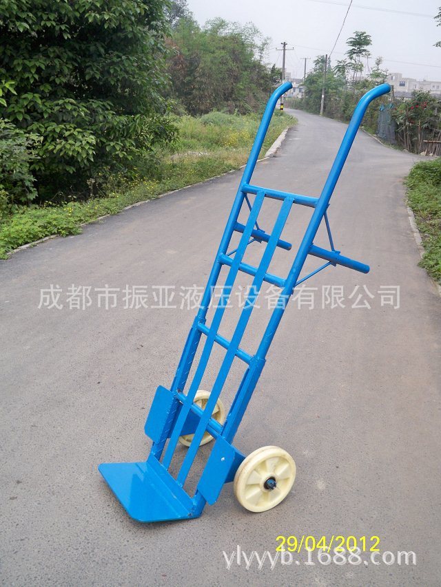 手推老虎车/物流拉货车/仓库手拖车/两轮手推车/工具车/尼龙脚轮