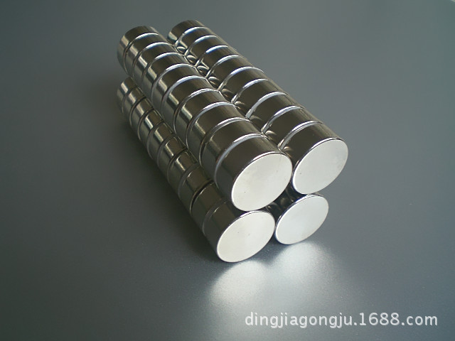 供应25x10mm强磁镀镍 钕铁硼圆形强力磁铁圆形磁石吸铁石磁钢