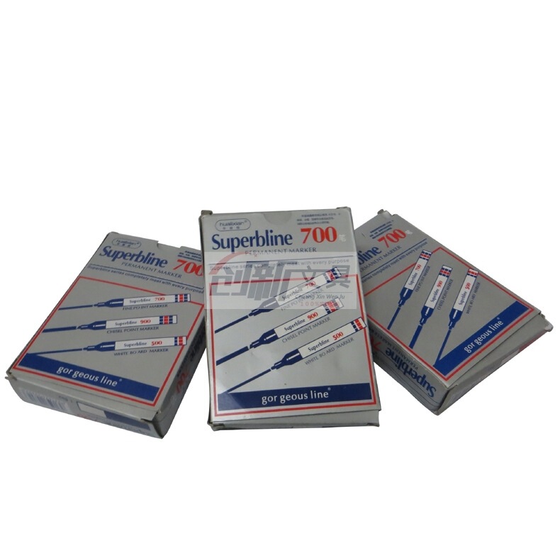 Brilliant line oily marker wholesale Gou line Pen 700 oily marker pen Black Red Blue express small head pen Brilliant line oily marker wholesale Gou line Pen 700 oily marker pen Black Red Blue express small head pen