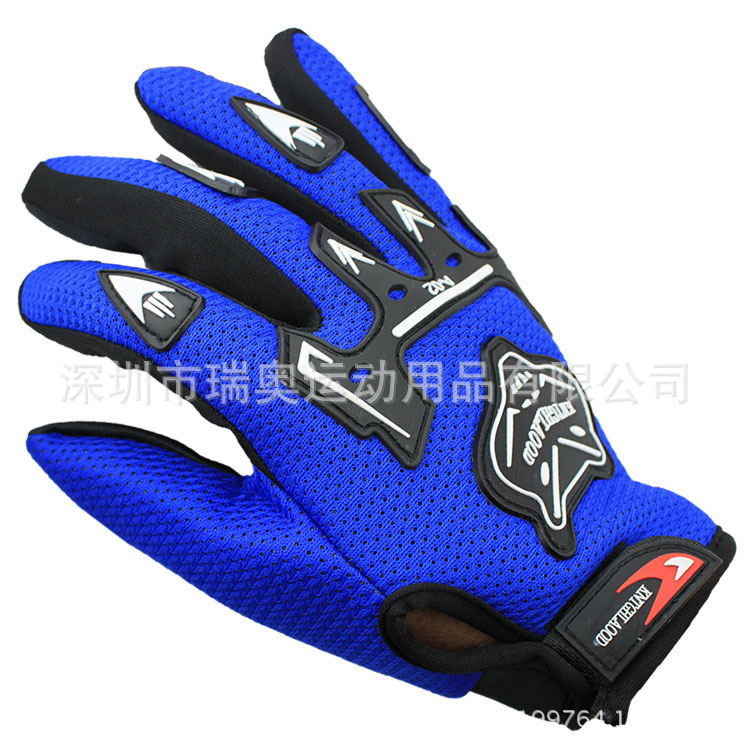 Transpirable absorbente de sudor protector solar multifuncional deportes guantes a prueba de accidentes guantes de bicicleta de carreras de motos de primavera y verano