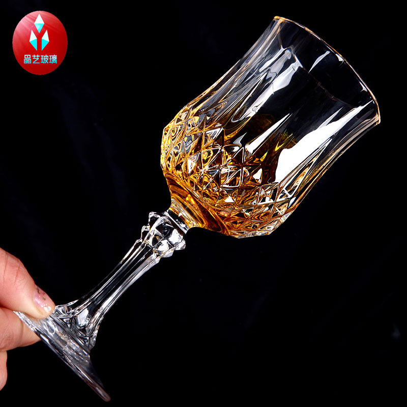 Elite transparent glass creative wineglass for living room for…