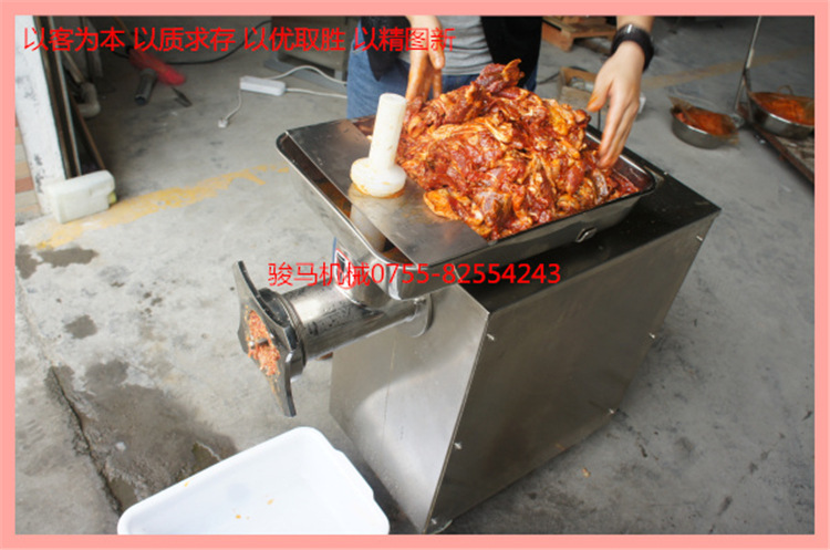 肉类拌馅机 拌料机 不锈钢电动商用绞肉机 绞碎肉 轻松维护