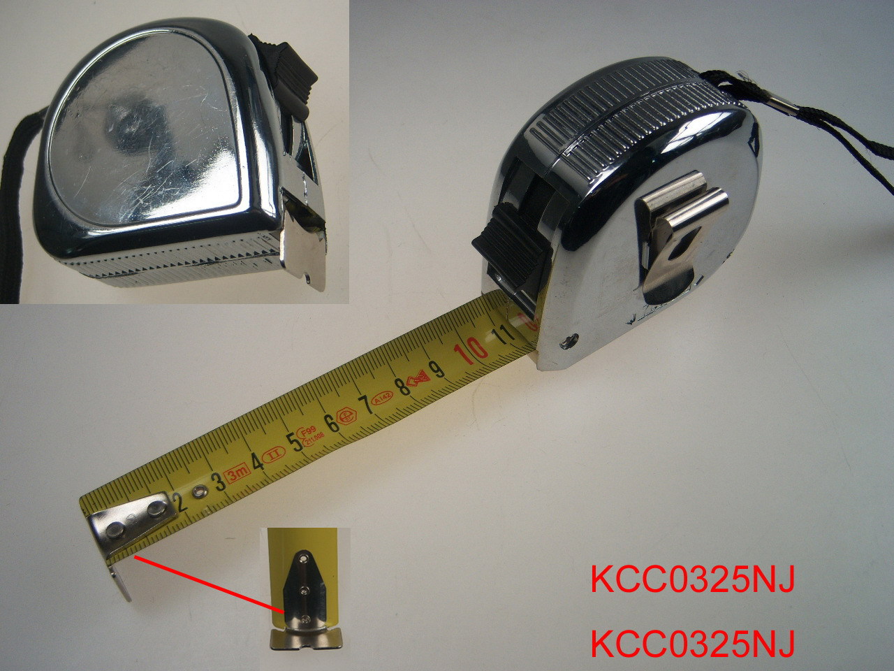 厂家直供高档不锈钢卷尺 带磁铁 质优价廉 