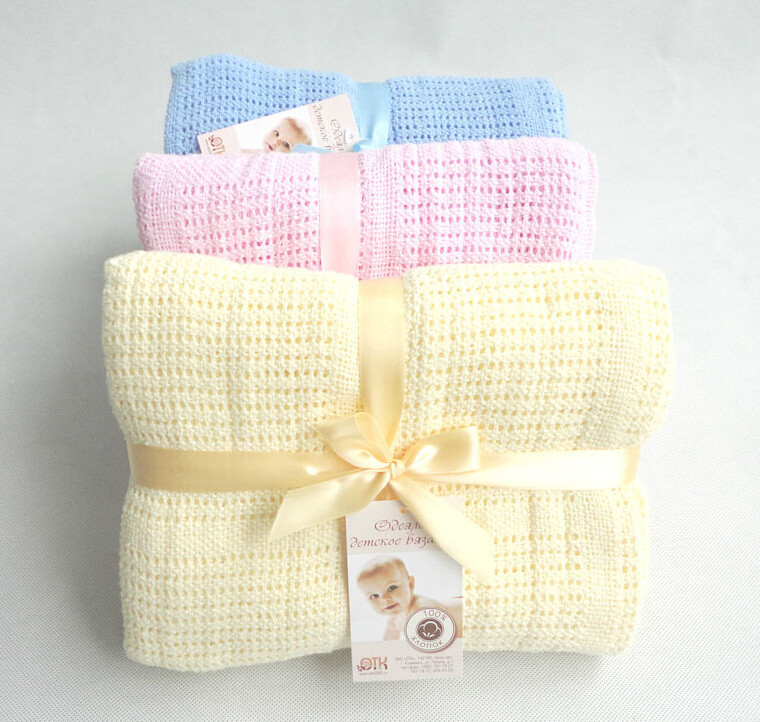 Export to Russia baby cotton blanket sle...