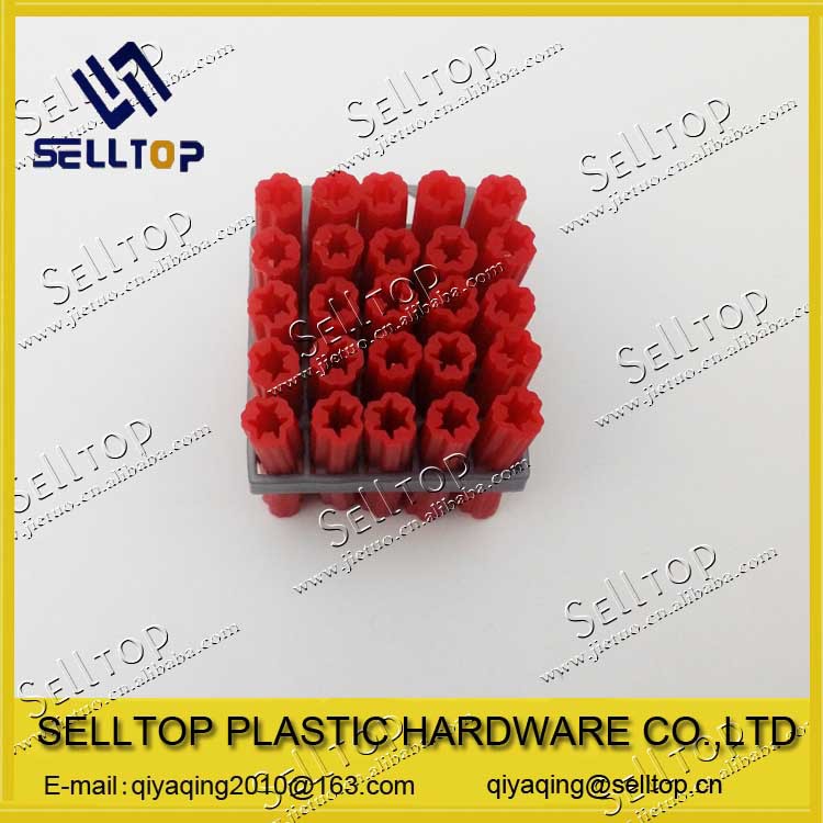 厂家直销塑料墙塞 直通膨胀 塑料膨胀管