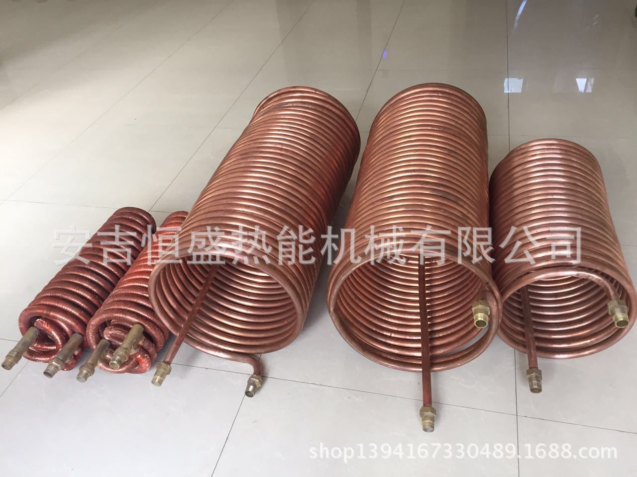 铜光管翅片管散热换热器