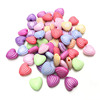 Acrylic beads heart-shaped, children's beaded bracelet handmade, wholesale